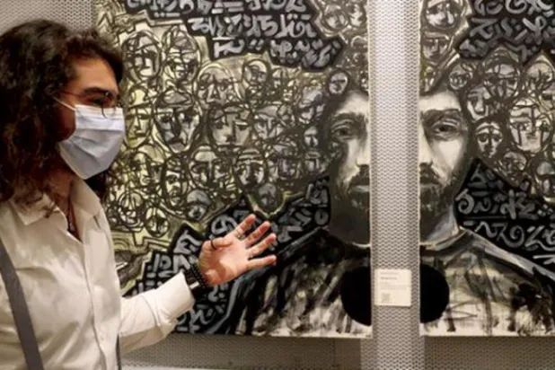 Lebanon: Exhibition of Faces Overcoming Their Crises with a Brush