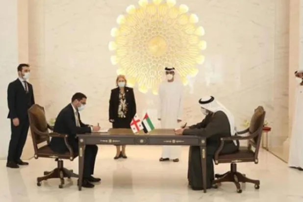 محادثات إماراتية ـ جورجية للتوصل إلى اتفاقية شراكة اقتصادية شاملة