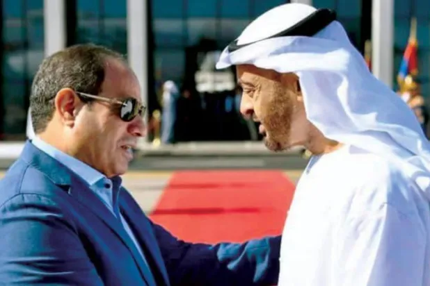 Mısır Cumhurbaşkanı ve Abu Dabi Veliaht Prensi bölgesel konuları görüştü