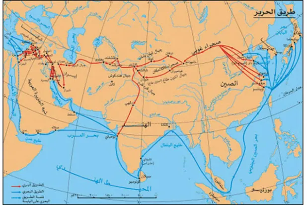 خريطة طريق الحرير القديم
