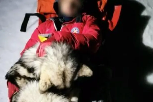 تمدد فوقه 13 ساعة لتدفئته... كلب ينقذ متنزِّهاً جريحاً في جبال كرواتيا