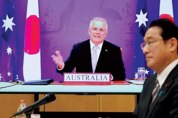 اليابان تبرم معاهدة أمنية «تاريخية» مع أستراليا