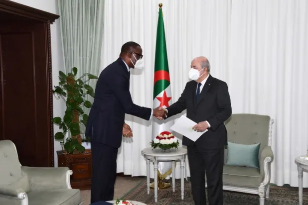 Cezayir Cumhurbaşkanı Tebbun, Mali Dışişleri Bakanı Diop ile ülkesindeki demokratikleşme sürecini görüştü