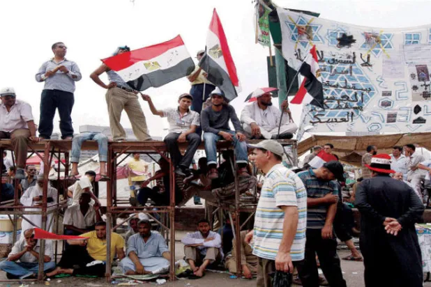 اعتصام المثقفين المصريين عام 2013 احتجاجاً على «أخونة وزارة الثقافة»