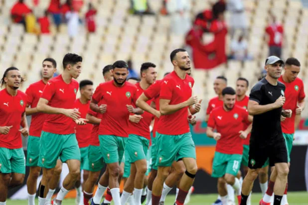 لاعبو المغرب اكتملت صفوفهم وجاهزون لمواجهة مالاوي (رويترز)