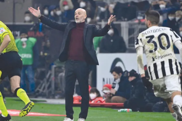 بيولي في مباراة يوفنتوس الأخيرة الأحد الماضي (أ.ف.ب)