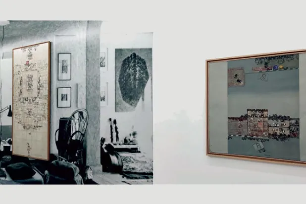 جانب من معرض «العمل مكشوفاً» في مراكش