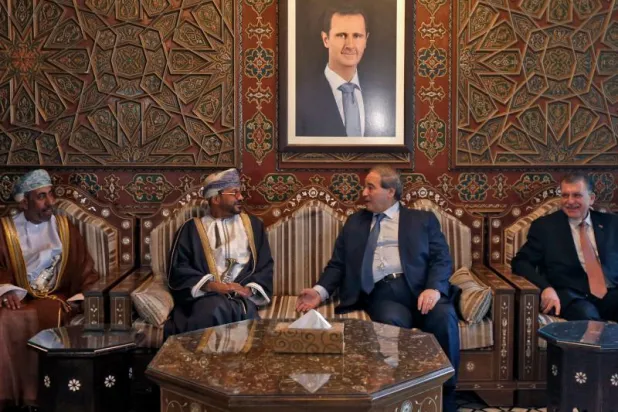 وزير خارجية عُمان في دمشق على رأس وفد رسمي