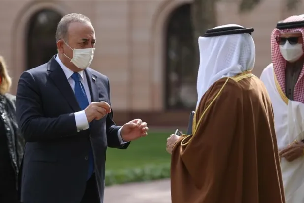 Dışişleri Bakanı Çavuşoğlu, Bahreyn Veliaht Prensi ile görüştü