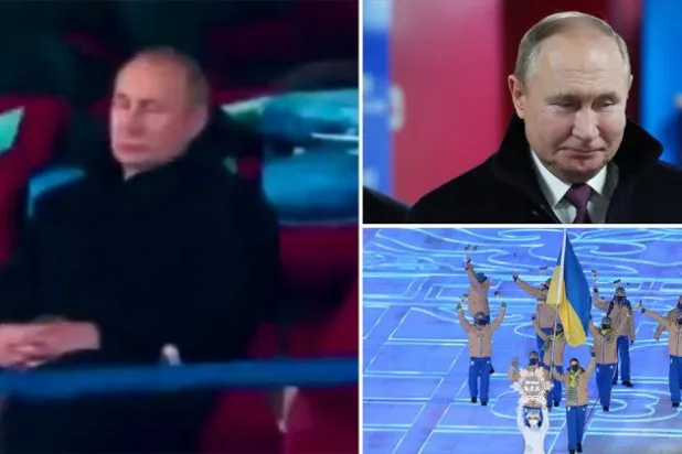 بوتين «يغفو» أثناء مرور الفريق الأوكراني في افتتاح أولمبياد بكين (فيديو)