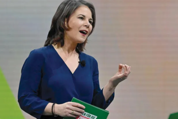 وزيرة الخارجية الألمانية آنالينا بيربوك (أ.ف.ب)