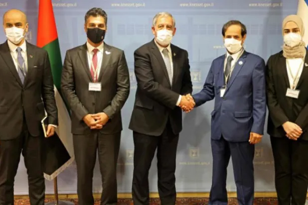 اسرائیلی کنیسٹ میں پہنچا اماراتی پارلیمانی وفد