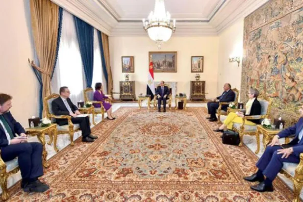 Egyptian President, German FM Discuss Cooperation, Regional Issues