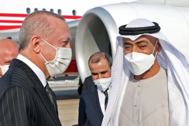 Cumhurbaşkanı Erdoğan, Abu Dabi Veliaht Prensi ile görüştü