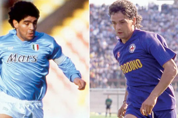 عندما واجه روبرتو باجيو دييغو مارادونا