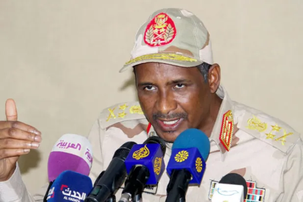 حميدتي في موسكو لإجراء مباحثات مع الحكومة الروسية