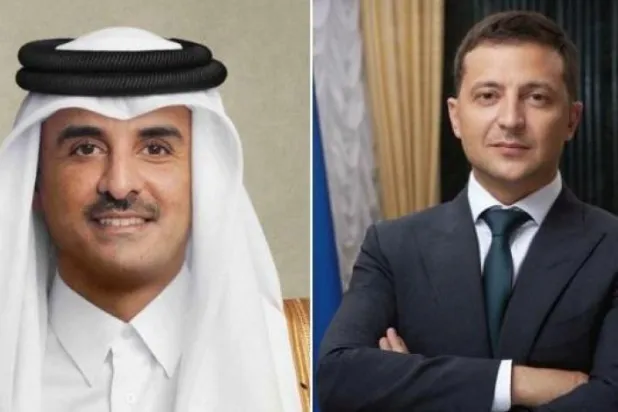 Katar Emiri'nden Ukrayna ve Rusya'ya diyalog çağrısı