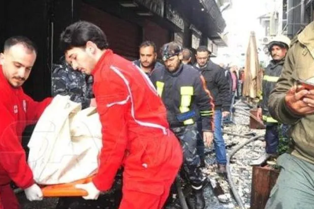 Şam'da alışveriş merkezinde çıkan yangında 11 kişi öldü
