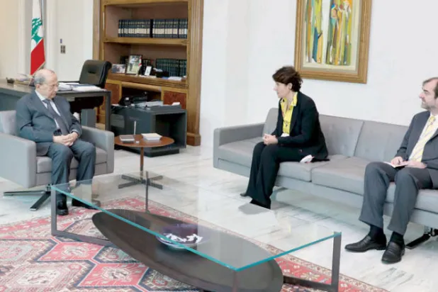 عون تبلغ تفاصيل الاتفاق السعودي ـ الفرنسي لتوفير مساعدات إنسانية للبنانيين