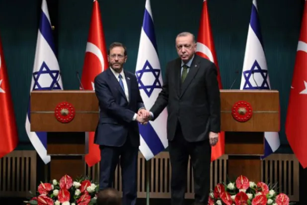 ترک صدر نے اسرائیل کے ساتھ توانائی اور دفاع میں تعاون کا عندیہ دیا ہے
