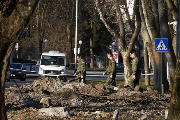 كرواتيا: المسيّرة التي تحطمت في زغرب كانت تحمل قنبلة