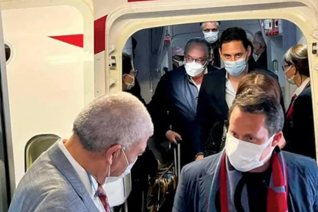 أول طائرة للخطوط الملكية المغربية تحط في مطار تل أبيب