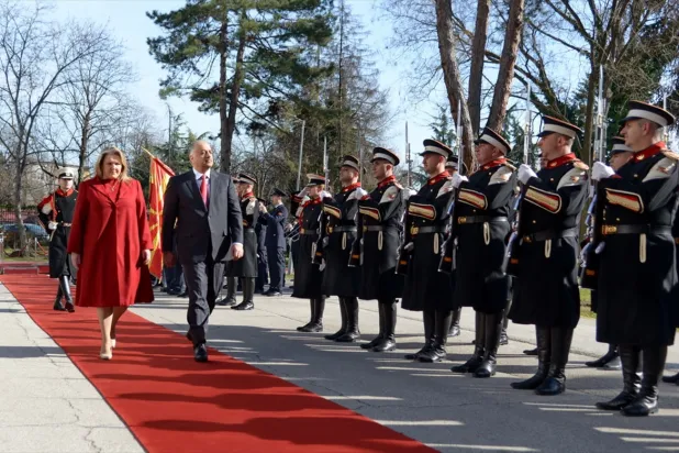 Katar Savunma Bakanı Atiyye, Kuzey Makedonya’da