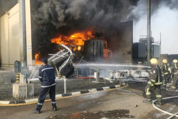 Suudi Arabistan'ın Samta kentindeki elektrik santraline saldırı düzenlendi