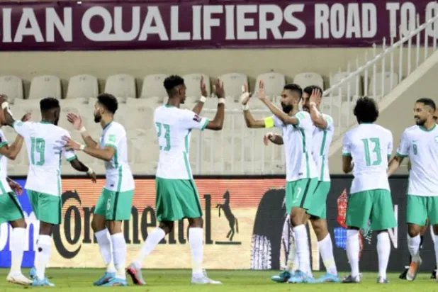 سعودی نے چھٹی ورلڈ کپ کوالیفائی کرنے کا منایا جشن 