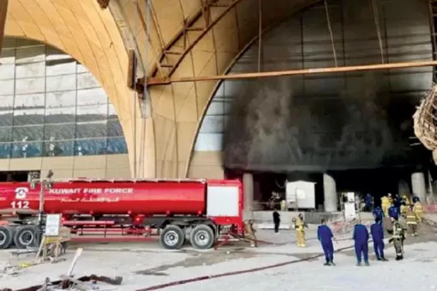 لجنة تحقيق «محايدة» في حريق مطار الكويت