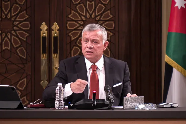 Ürdün Kralı 2. Abdullah, İsrail Savunma Bakanı Gantz ile Amman'da görüştü