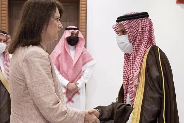 Suudi Arabistan, İsveç ve ABD Dışişleri Bakanları, 'Ortadoğu'da istikrarın güçlendirilmesini' görüştü