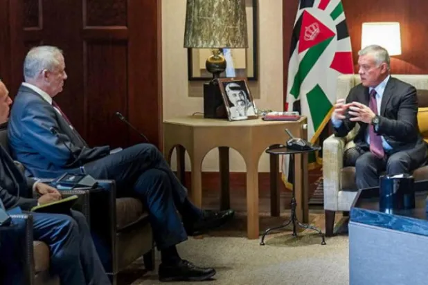 Ürdün Kralı, İsrail Savunma Bakanı ile bölgesel güvenlik sorunlarını görüştü