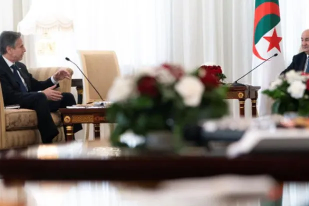Cezayir: Blinken, Tebbun ile Batı Sahra ihtilafını görüştü