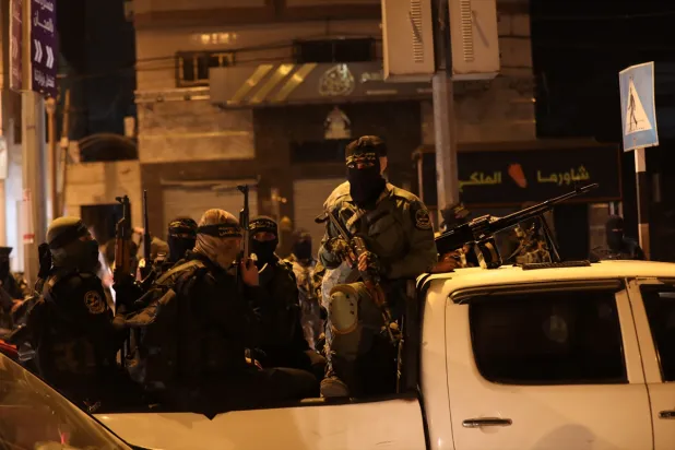 "Cenin Katliamı"nın 20. yılında Gazze'de askeri geçit töreni yapıldı