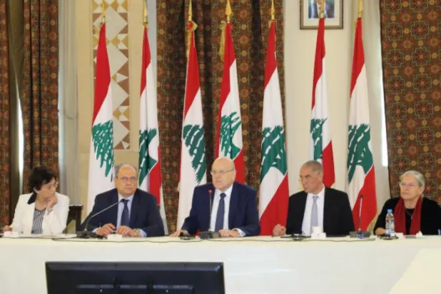Mikati: Lübnan hükümeti toparlanma ve kalkınma vizyonunun birleştirilmesini tamamlamaya yaklaştı