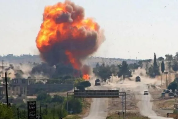 Suriye’nin El Bab şehrinde patlayıcı yüklü araçla saldırı