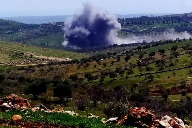 وسطی شام میں ایرانی فیکٹریوں پر ہوئی اسرائیلی بمباری