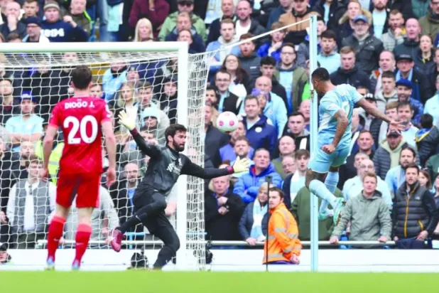 قمة سيتي وليفربول تنتهي بتعادل مثير... والمطاردة مستمرة على الصدارة