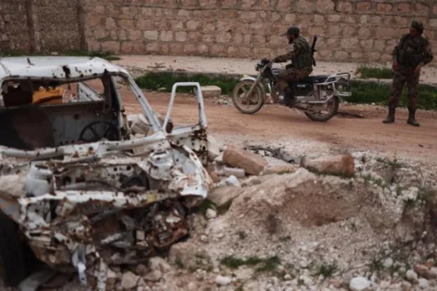 Suriye’nin El Bab şehrinde patlayıcı yüklü araçla saldırı