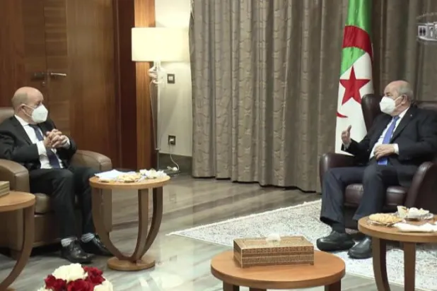 Le Drian: Cezayir ve Fransa arasındaki ilişkiler derin ve tarihi