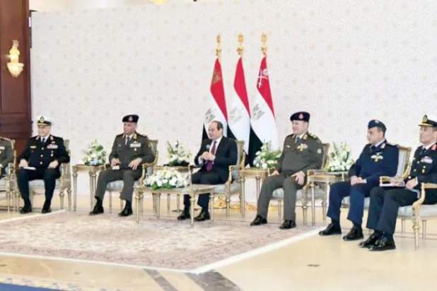 Sisi, Mısır silahlı kuvvetlerinin çabalarına övgüde bulundu