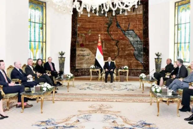 ABD Kongresi’nden heyet, Mısır’ın barış sürecindeki çabalarını övdü