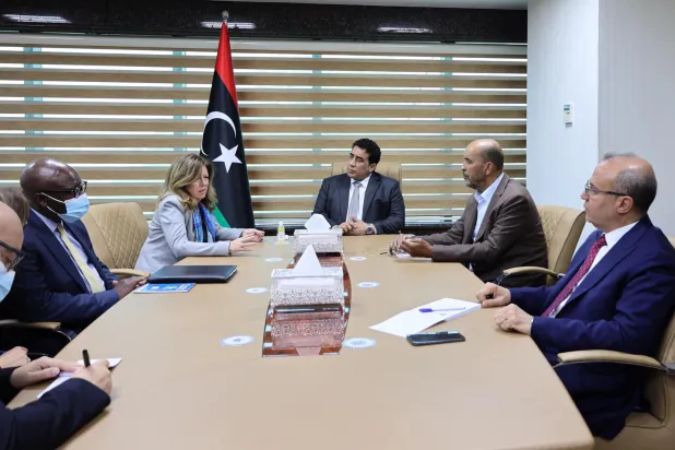 BM temsilcileri ile Libya Başkanlık Konseyi Başkanı 'Ortak Askeri Komite'yi görüştü