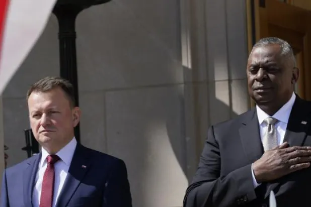 ABD ve Polonya savunma bakanları, Ukrayna'ya askeri yardımları, ikili işbirliğini görüştü