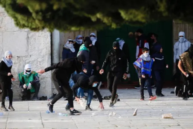 Mescid-i Aksa’da son çıkan çatışmalarda 27 kişi yaralandı