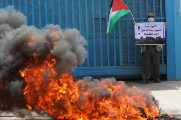 Filistinlilerden UNRWA’ya tepki