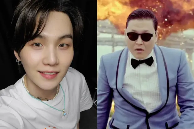 Gangnam Style parçasıyla ünlü Psy ve BTS yıldızı Suga'dan ortak proje