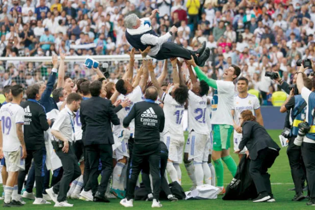 بطولة إسبانيا: ريال مدريد يتوج بلقبه الخامس والثلاثين... وأنشيلوتي يدخل التاريخ