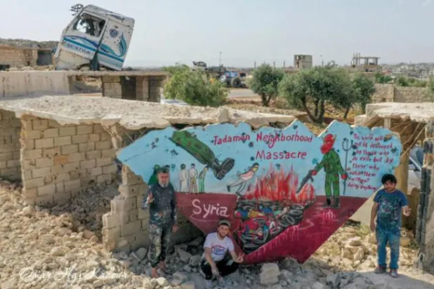 دمشق کے جنوب میں التضامن محلے میں گواہ: بہت سے قتل عام کیے گئے ہیں